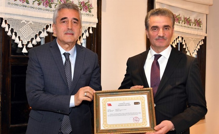 Gümüşhane basınının çınarlarından Engin Doğru için veda töreni