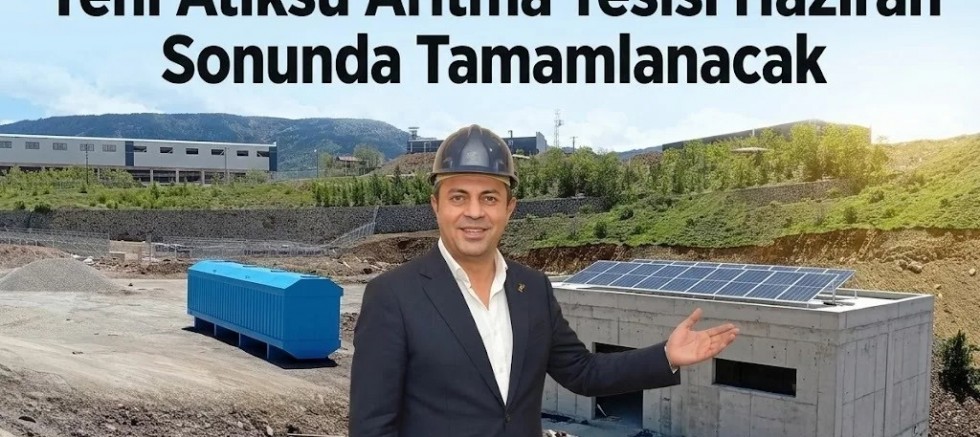 Gümüşhane OSB’de Çevre Dostu Dönüşüm: Yeni Atıksu Arıtma Tesisi Haziran Sonunda Tamamlanacak
