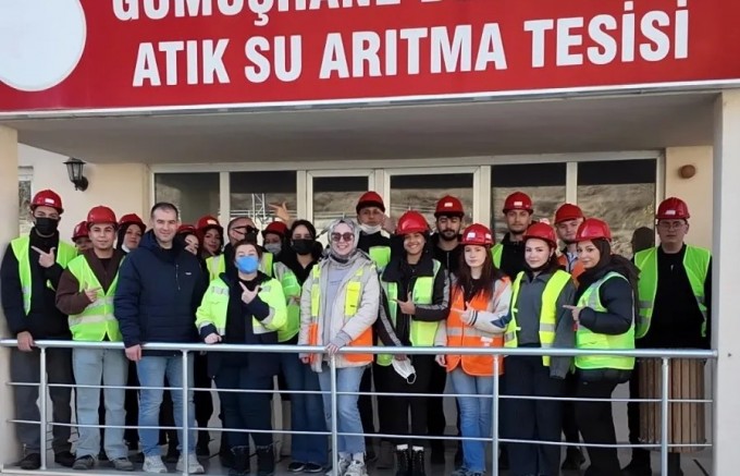 İş Sağlığı ön lisans öğrencileri Arıtma Tesisi Ziyaret etti