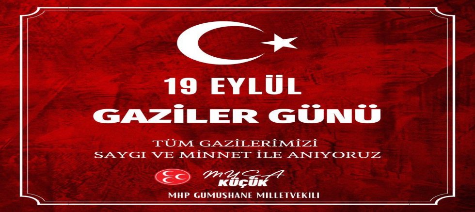 Gaziler Günü Mesajı 