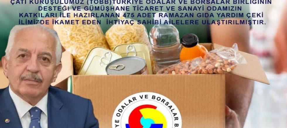 GTSO’ dan 475 Aileye Ramazan Desteği