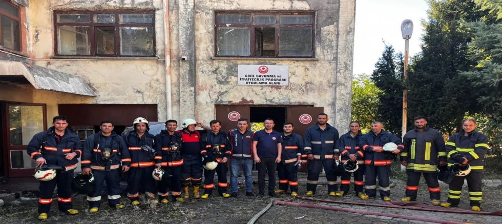 GÜ’den Kelkit İtfaiyesine kapsamlı yangın ve kurtarma eğitimi
