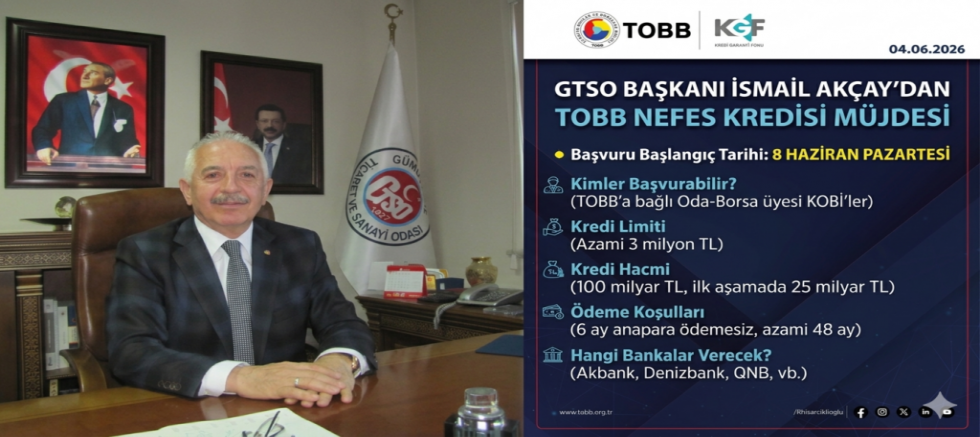KOBİ’lere Müjde: TOBB Nefes Kredisi Başvuruları Başlıyor