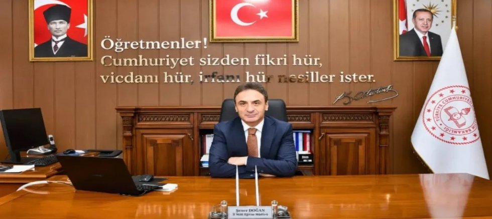 Millî Eğitim Müdürü Şener Doğan o isimlere teşekkür etti