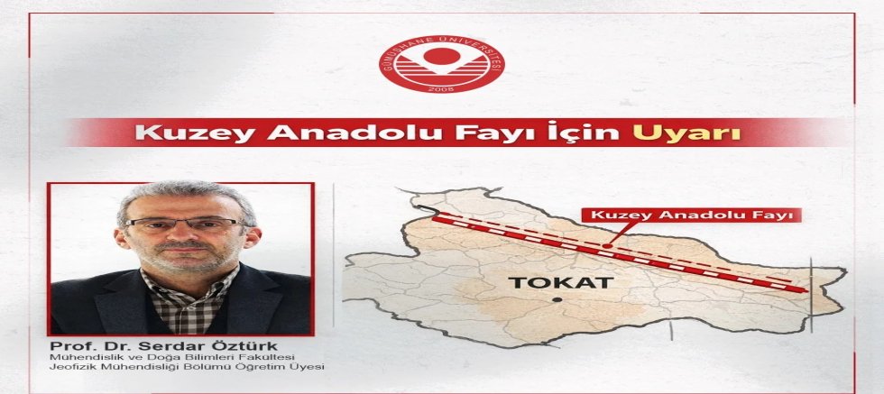 Prof. Dr. Öztürk, Tokat Depremini Değerlendirdi: Kuzey Anadolu Fayı İçin Uyarı
