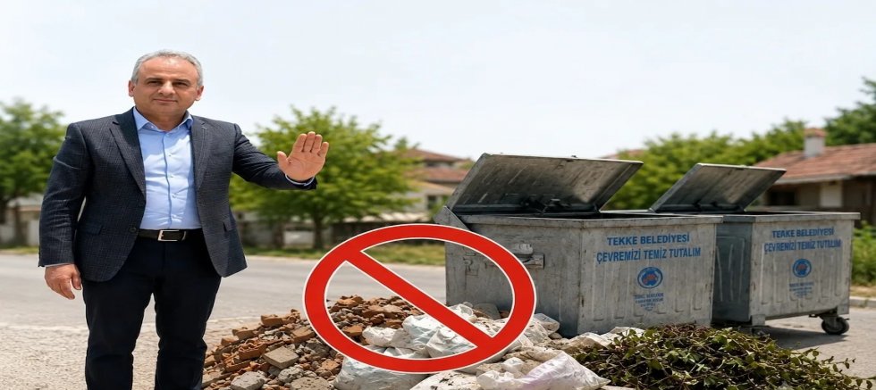 Tekke Belediyesi’nden Hafriyat ve İnşaat Atıkları İçin Uyarı