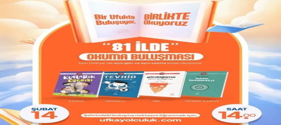Ufka Yolculuk Coşkusu Gümüşhane’de de Aynı Gün, Aynı Saatte; “81 İlde Okuma Buluşması”