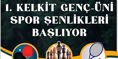 1. Kelkit GENÇ-ÜNİ Spor Şenlikleri Başlıyor
