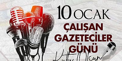 10 Ocak Çalışan Gazeteciler Günü mesajları