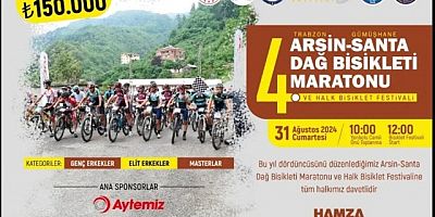 4. Arsin-Santa Dağ Bisiklet Maratonu ve Halk Bisiklet Festivali 31 Ağustos’ta Başlıyor!