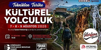 40 Kişilik Mimar ve Mühendis Ekibi Gümüşhane’ye Geliyor: Süleymaniye’de Herfene Gecesi Düzenlenecek