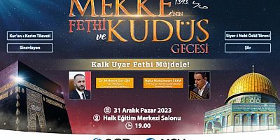 AGD Mekke’nin Fethi ve Kudüs Gecesi düzenleyecek