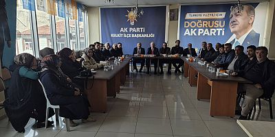 AK PARTİ KELKİT İLÇE TEŞKİLATINDA DARALTILMIŞ MECLİS TOPLANTISI GERÇEKLEŞTİRİLDİ