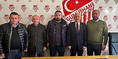 AKÇAY, GÜMÜŞHANESPOR'U ZİYARET EDEREK DESTEK ÇAĞRISINDA BULUNDU