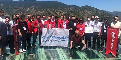 'Anadoluyuz biz' projesiyle Gümüşhane'yi gezdiler