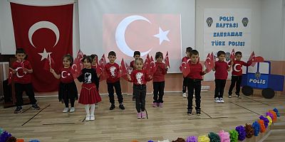 Anaokulu Öğrencilerinden Türk Polis Teşkilatı’na Jest!