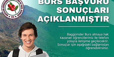 BAĞGÜMDER bursları açıkladı