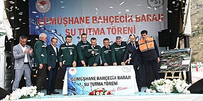 Bahçecik Barajı’nda Su Tutma Töreni Gerçekleştirildi