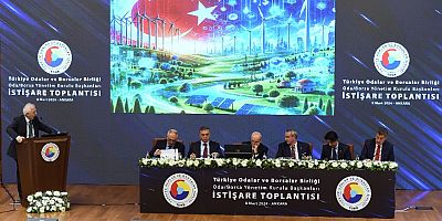BAŞKAN AKÇAY TOBB ODA/BORSA İSTİŞARE KURULU TOPLANTISINA KATILDI