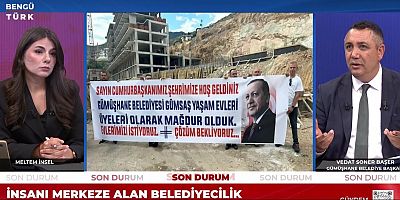 Başkan Başer BengüTürk TV’de Gümüşhane’nin Gelecek Vizyonunu Anlattı