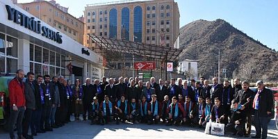 BAŞKAN ÇİMEN, A TAKIMI İLE ZİYARETLERİNİ SÜRDÜRÜYOR