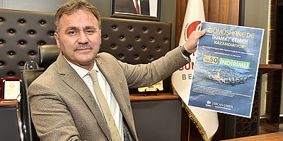 BAŞKAN ÇİMEN’DEN %50 İNDİRİM MÜJDESİ