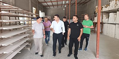 Başkapan, Tunapor Yapı Kimyasalları Fabrikasını Ziyaret Etti
