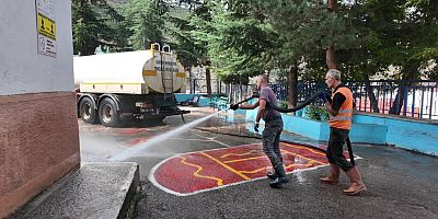 Belediye’den okullarda temizlik seferberliği