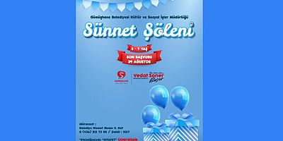 BELEDİYEMİZDEN SÜNNET ŞÖLENİ