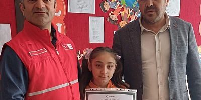 Birincilik ödülünü Gazze’ye gönderdi