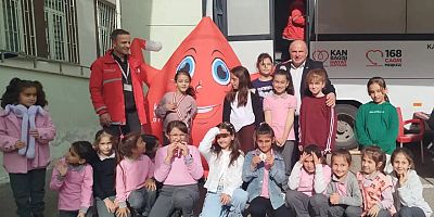 Büyükler kan verdi küçükler madalya aldı