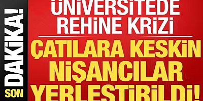 Çatılara keskin nişancılar yerleştirildi...