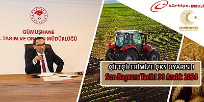 Çiftçi Kayıt Sistemi’ne Başvurular 31 Aralık 2024 Tarihinde Sona Erecek