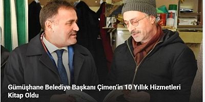 Çimen’in 10 Yıllık Hizmetleri Kitap Oldu