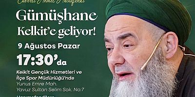 Cübbeli Ahmet Hoca Kelkit'te Konferans Verecek