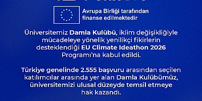 Damla Kulübü’nden AB İklim Programında Büyük Başarı!