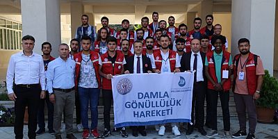 Damla Projesi Gönüllüleri Gümüşhane’de