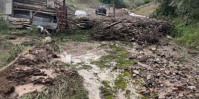 Deredolu’da Aşırı Yağış ve Dolu Zarara Yol Açtı
