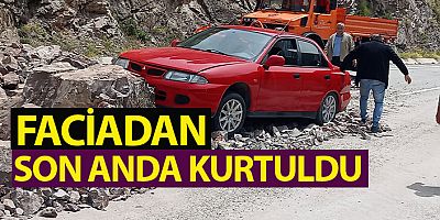  Dev kayaların Altında Kalmaktan Kıl Payı Kurtuldu!