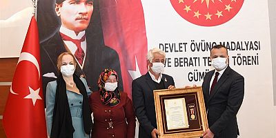Devlet Övünç Madalyası Takdim Edildi