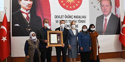 Devlet Övünç Madalyası Tevcih Töreni