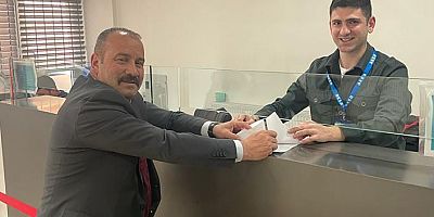 Doğalgazın ilk abonesi Başkan Tanış oldu