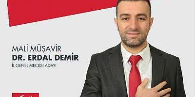 ERDAL DEMİR YENİDEN REFAH PARTİSİ İL GENEL MECLİSİ ADAYI OLDU.