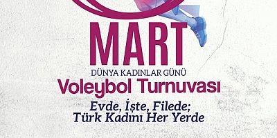 Evinin Sultanları Voleybol Turnuvası düzenlenecek