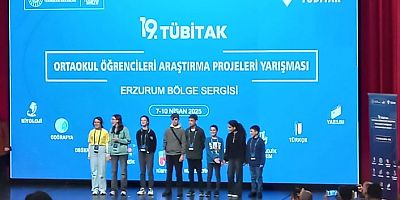 Gazipaşa Ortaokulu TÜBİTAK’ta Karadeniz şampiyonu oldu