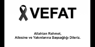 Gönül Üstün Hakkın Rahmetine Kavuşmuştur