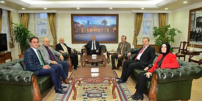 GTSO HEYETİNDEN ARDAHAN VALİSİ HÜSEYİN ÖNER'E ZİYARET