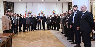 GTSO HEYETİNDEN TOBB BAŞKANI HİSARCIKLIOĞLUNA ZİYARET