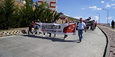 GÜ’de Filistin’e Destek Amacıyla Yürüyüş Düzenlendi