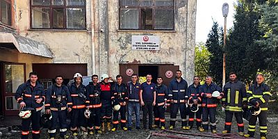 GÜ’den Kelkit İtfaiyesine kapsamlı yangın ve kurtarma eğitimi